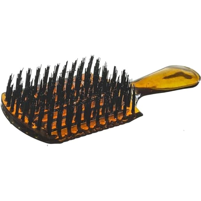 Detangling & Styling Brush for All Hair Types Portable Bristles Hair Straightening with Ergonomic Handle – for Wet or Dry Hair - Image 3